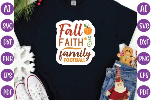 Fall Faith Family Football Svg Design Review for Real Projects