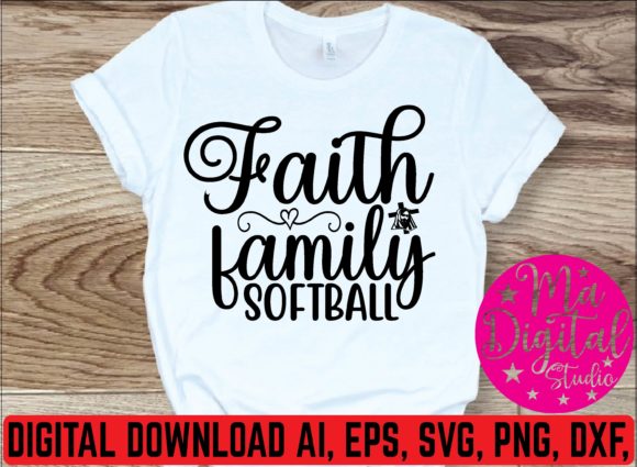 Real-World Review of Faith Family Softball Svg